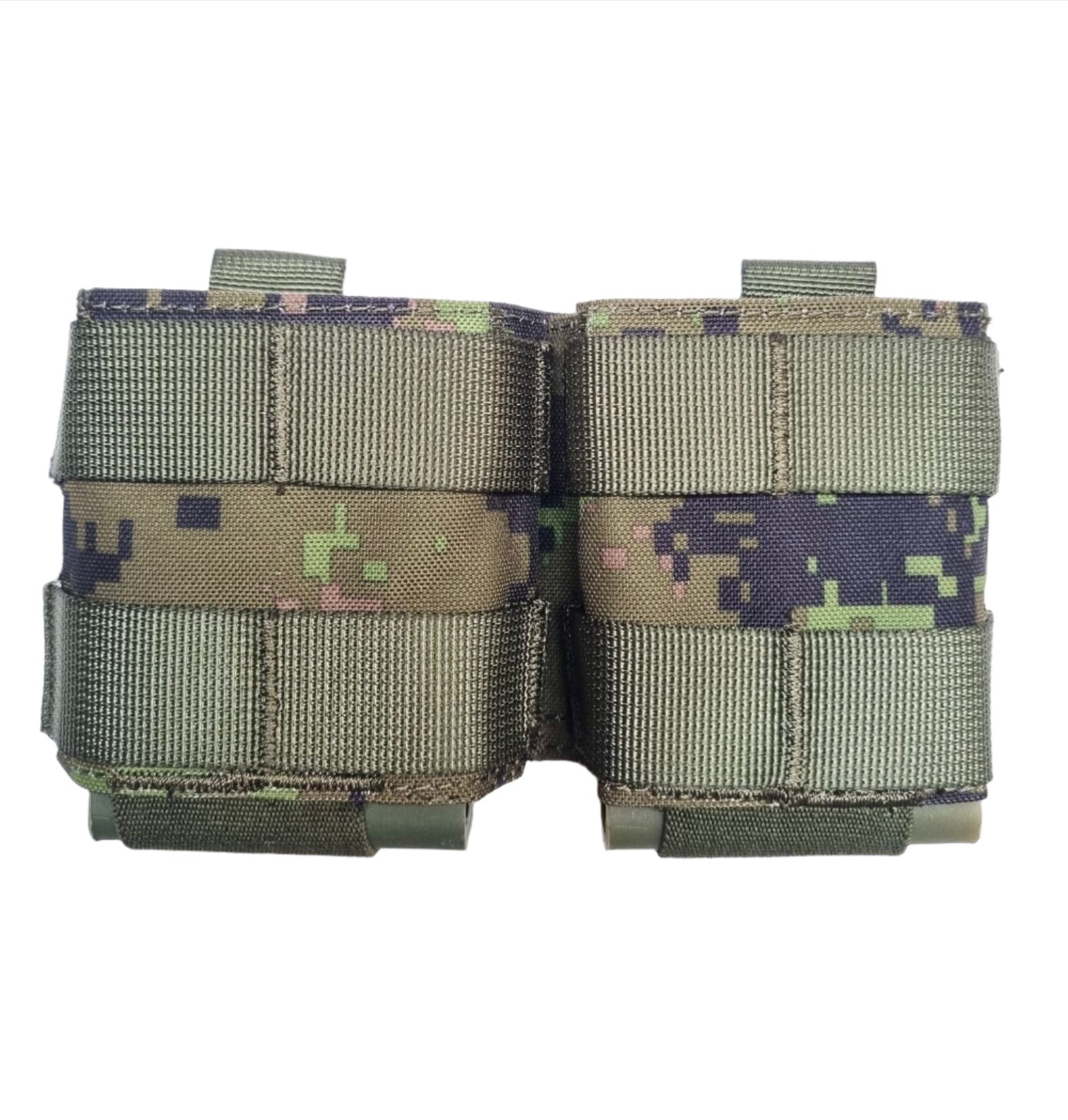 SHE-23032 GRIPTAC DOUBLE M4/M16  MAG POUCH CADPAT/ESTONIAN CAMO