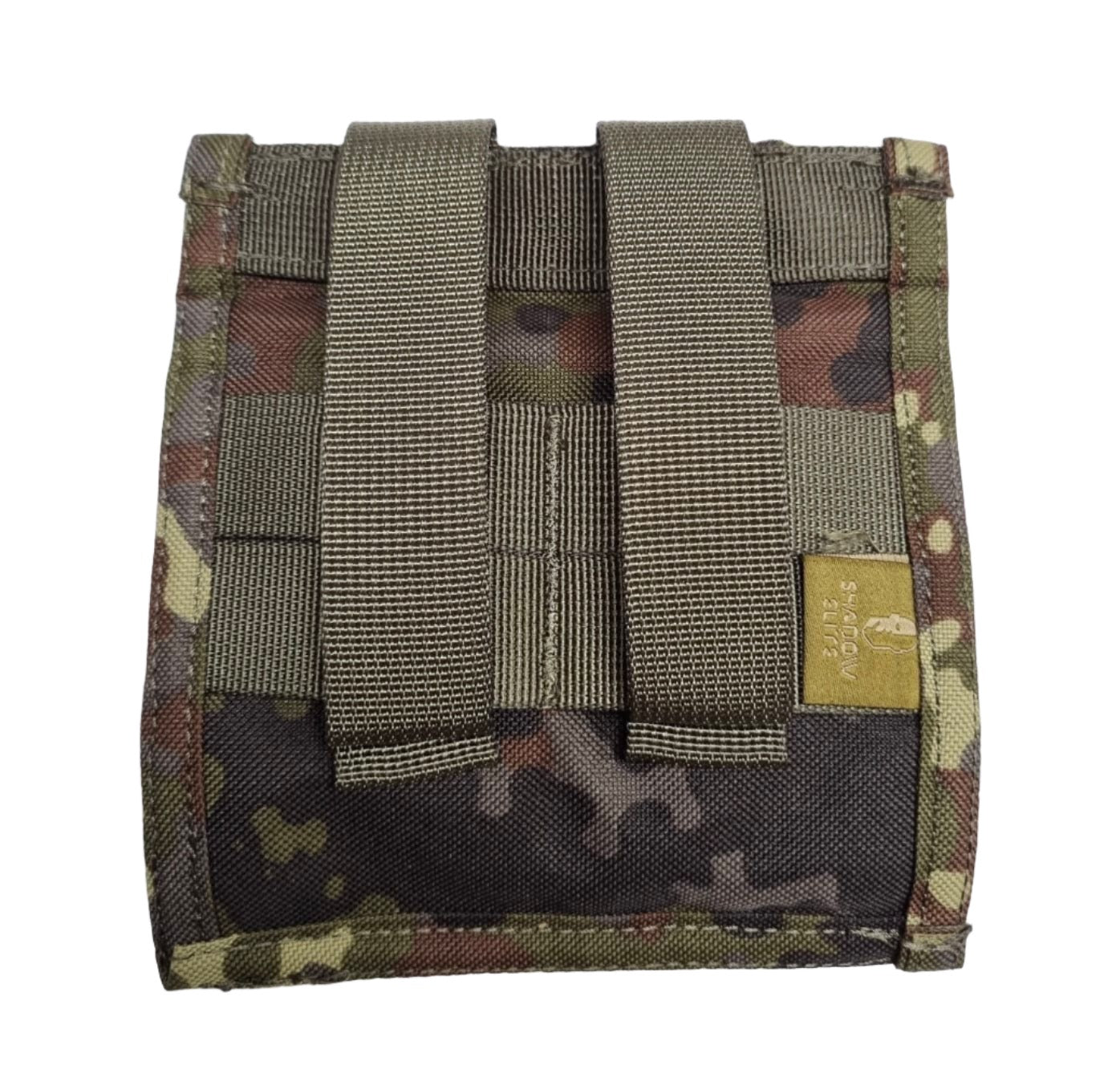 Shadow Strategic SHE-797 MOLLE Double 40mm Grenade Camouflage Pouch Colour Flectarn backside