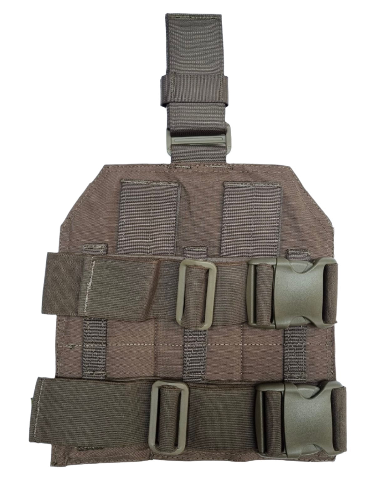 Shadow Strategic Drop leg Molle panel Color  Army green backside view