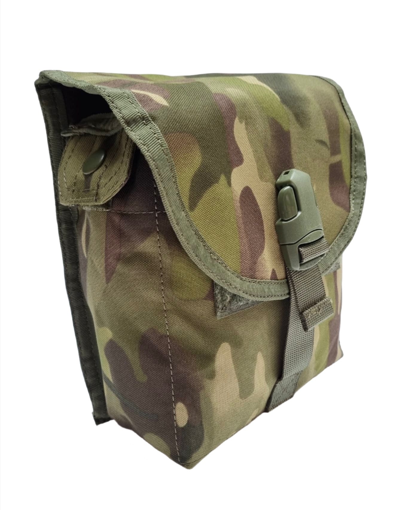 Shadow Strategic Camouflage LMG / SAW Pouch Color Multicam Tropic /Green side view.