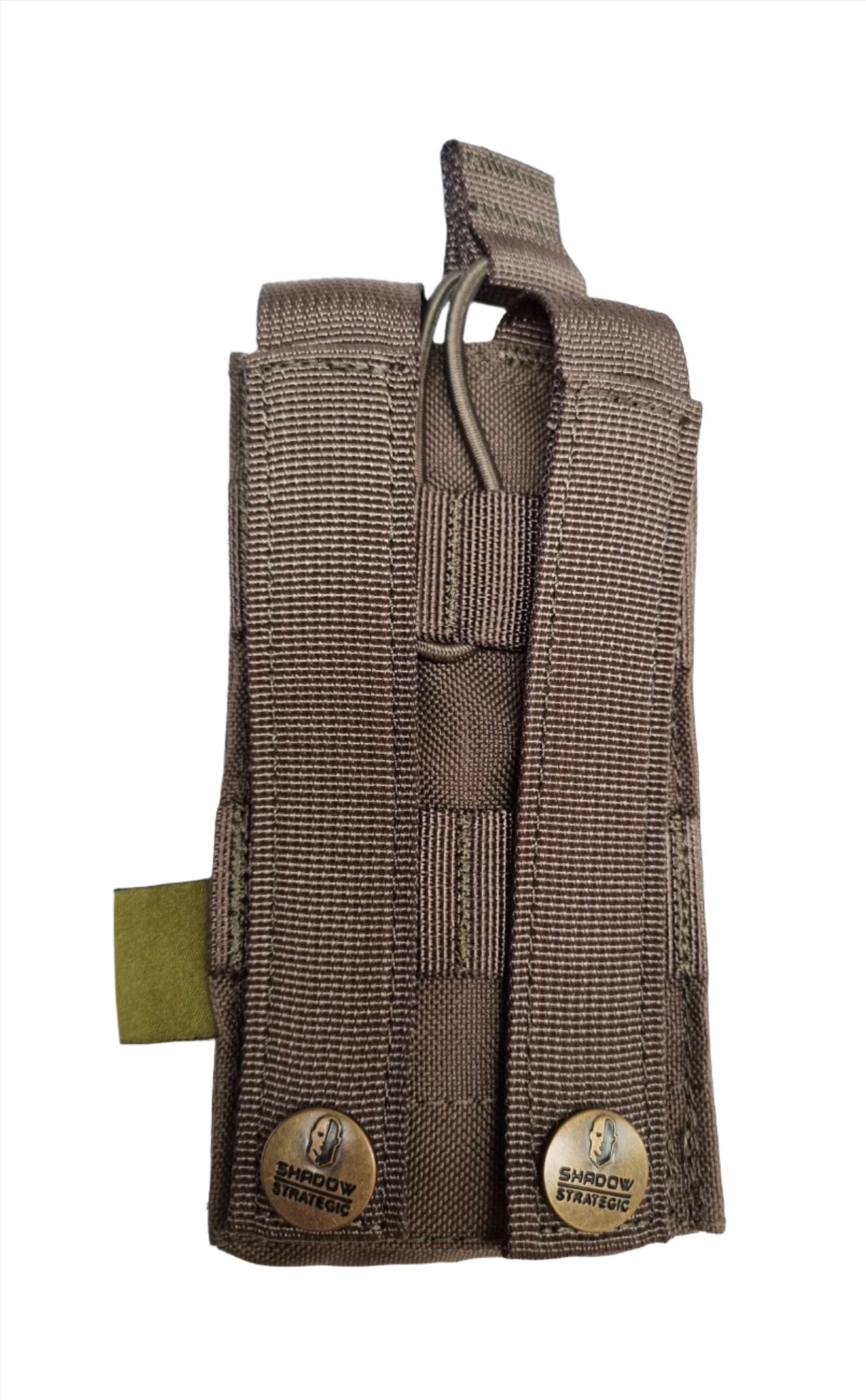 SHS - 1090 STACKER OPEN-TOP MAG POUCH SINGLE COLOUR ARMY GREEN