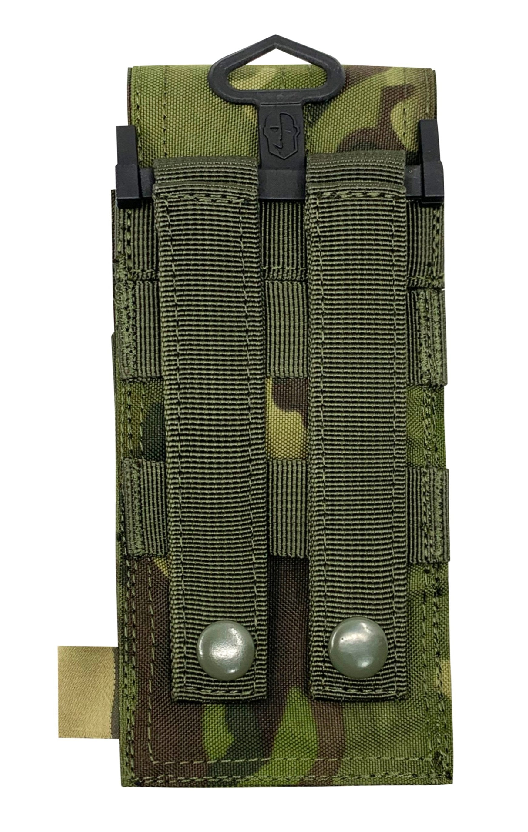 SHS-20046-SINGLE M16 M4 MAG POUCH MULTICAM GREEN