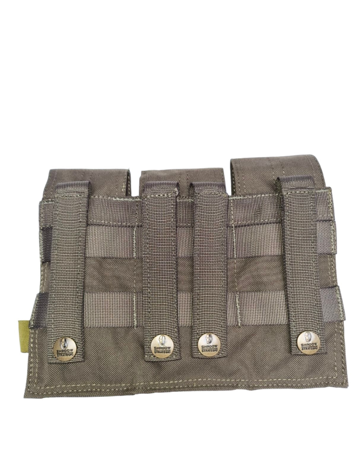 SHS - 23012 TRIPLE M16/M4 x 9 MAG POUCH  OLIVE GREEN