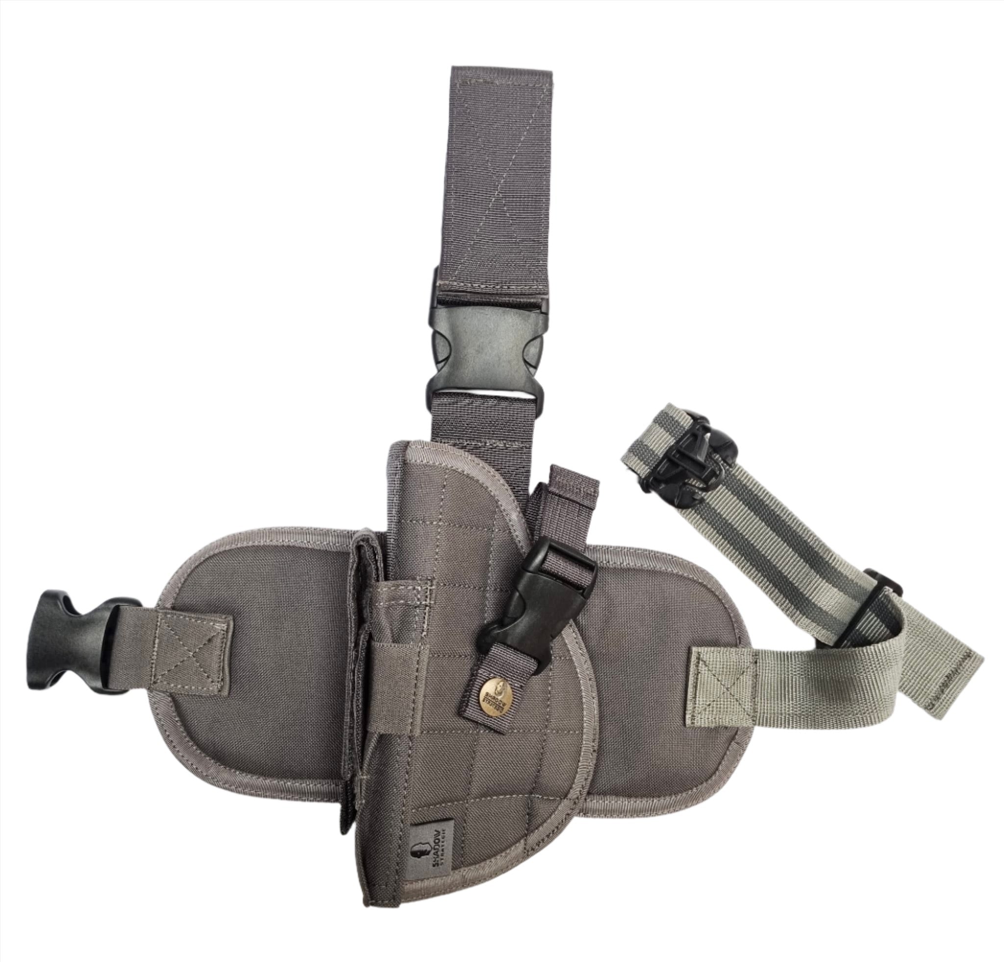 SHS-710 UNIVERSAL LEG HOLSTER LEFT/RIGHT COLOUR SILVER GREY