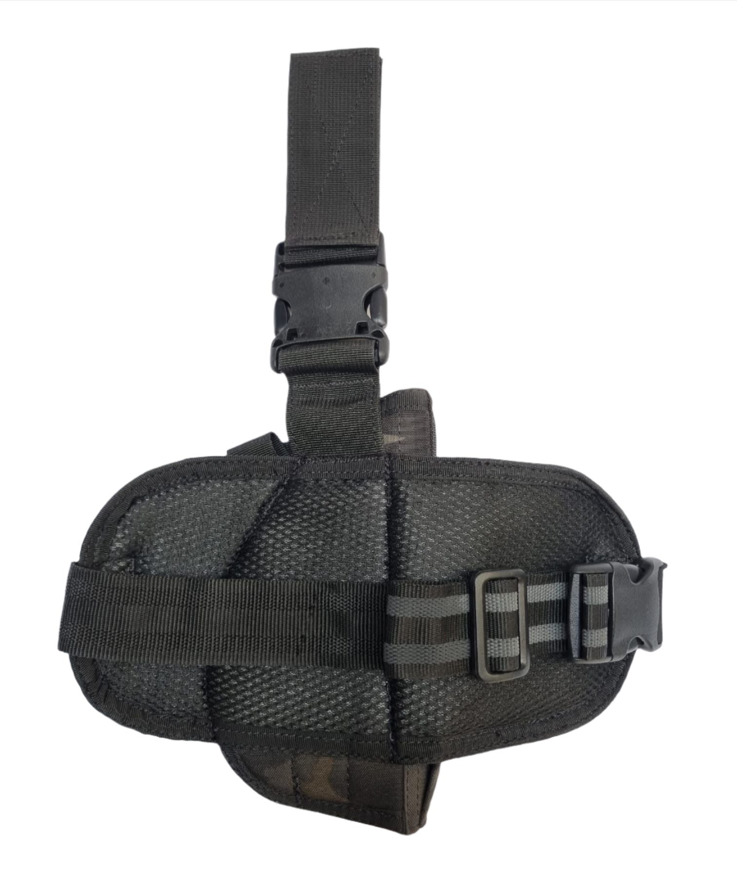 SHS-710 UNIVERSAL LEG HOLSTER LEFT/RIGHT COLOUR MULTICAM BLACK BACKSIDE