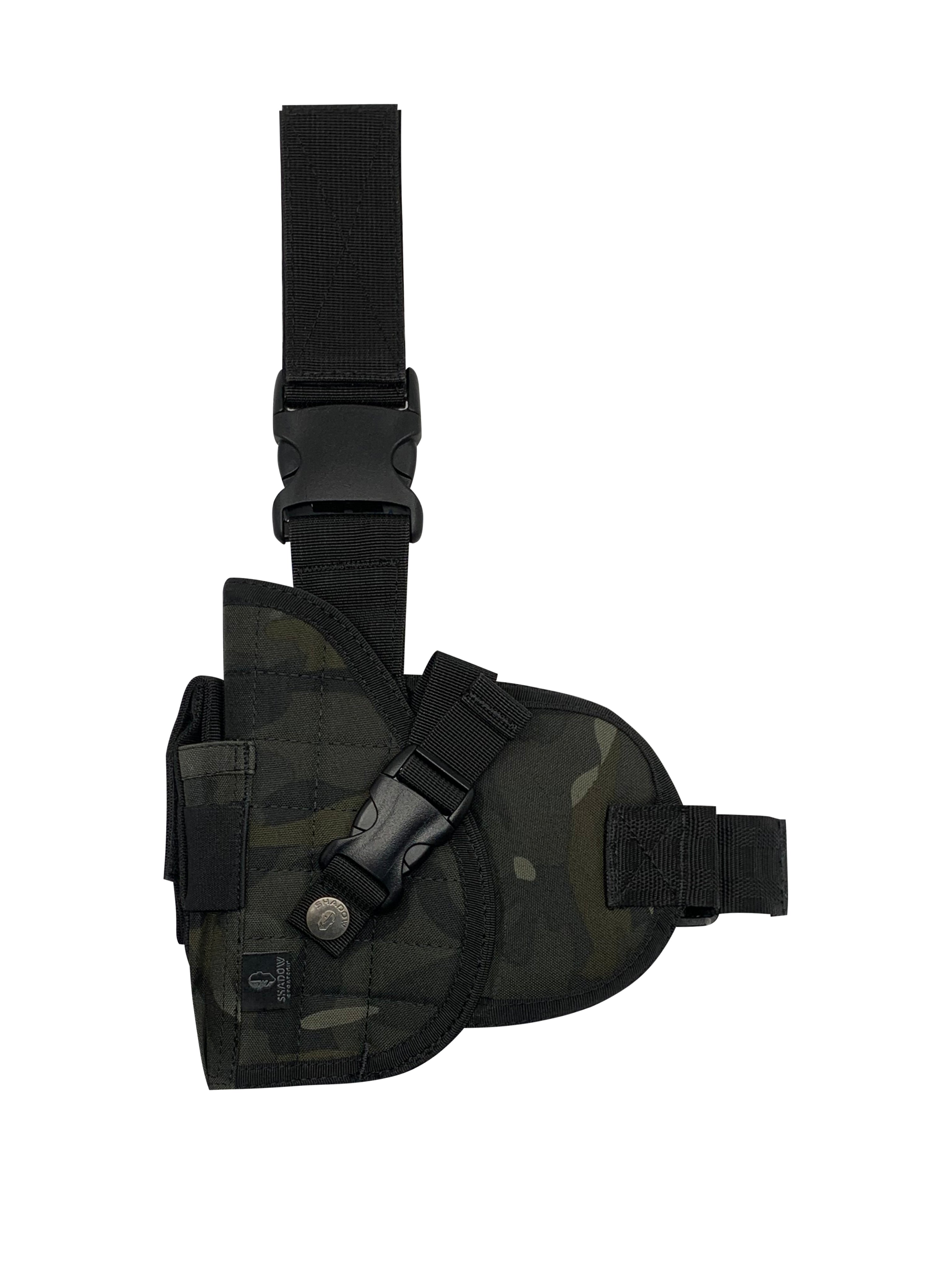 SHS-710 UNIVERSAL LEG HOLSTER LEFT/RIGHT COLOUR MULTICAM BLACK