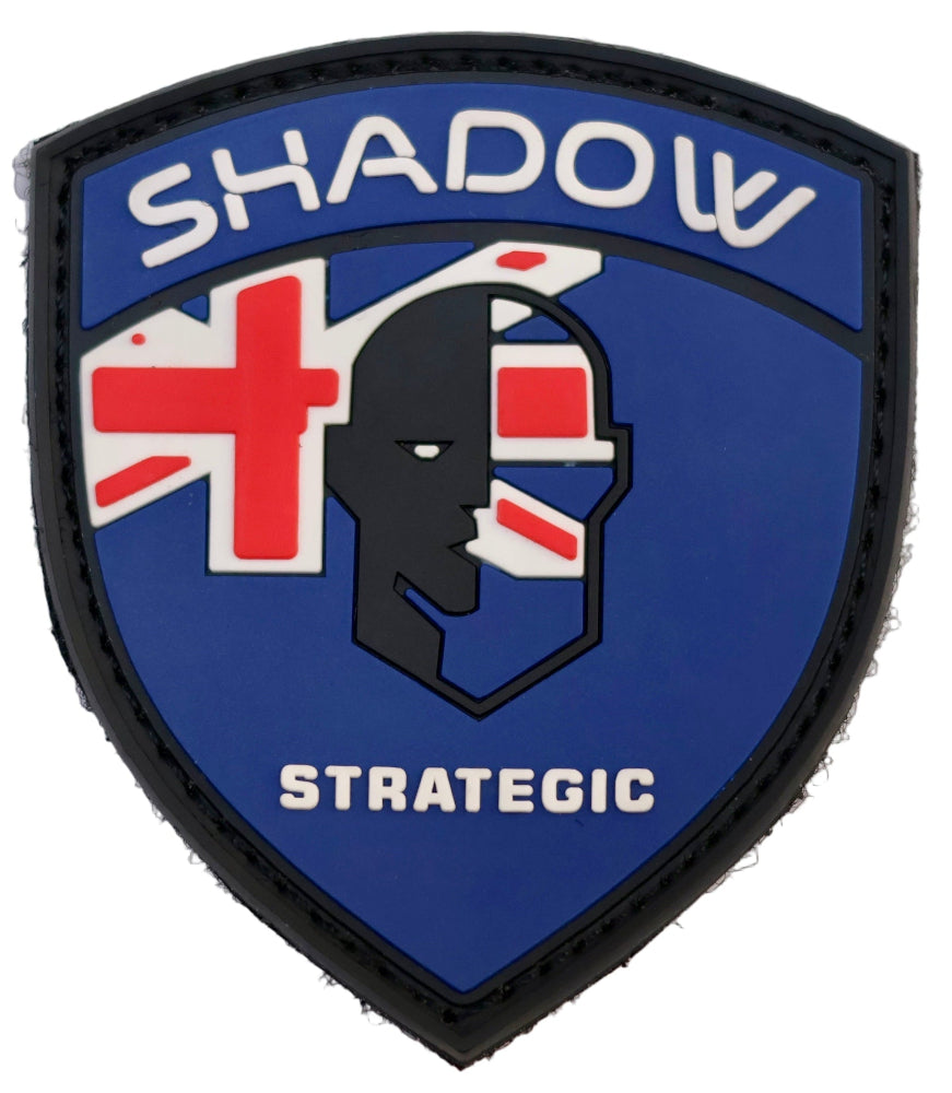 Shadow Strategic UK Union Jack PVC Flag Patch – British Tactical Morale Patch / New Zealand Flag PVC Patches.
