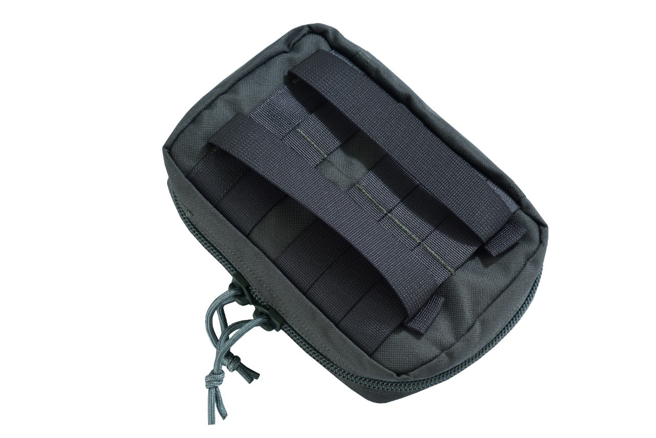 SHE-1008 Compact EDC Camouflage  Pouch Colour  GREY backside view.