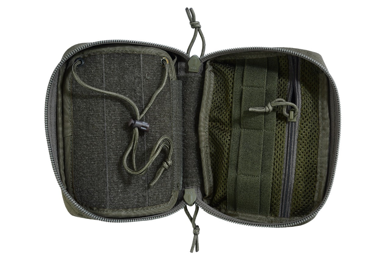 Tactical Zone EDC Pouch RANGER GREEN SHE-1008 Compact EDC Camouflage  Pouch Colour Ranger Green inside view.