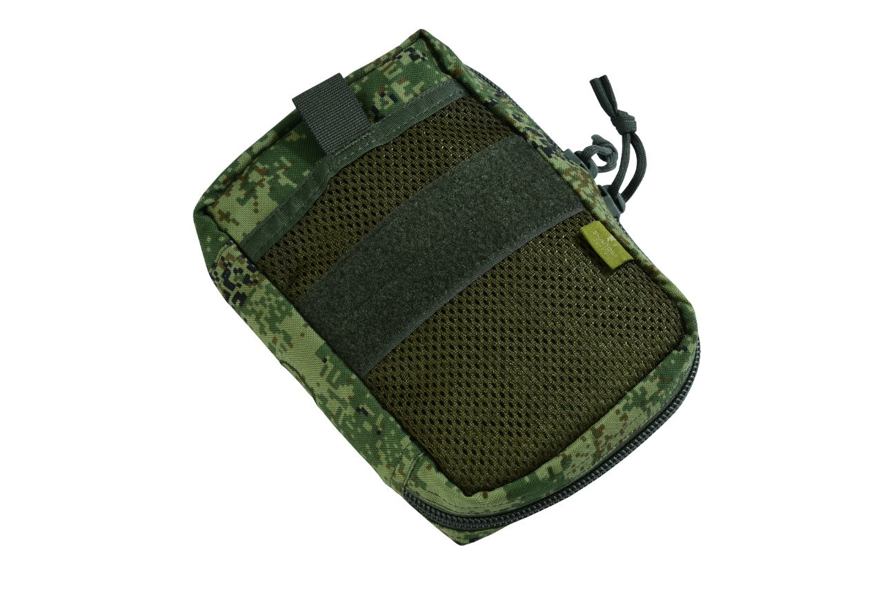 SHE-1008 Compact EDC Camouflage  Pouch Colour Flora digital front view.