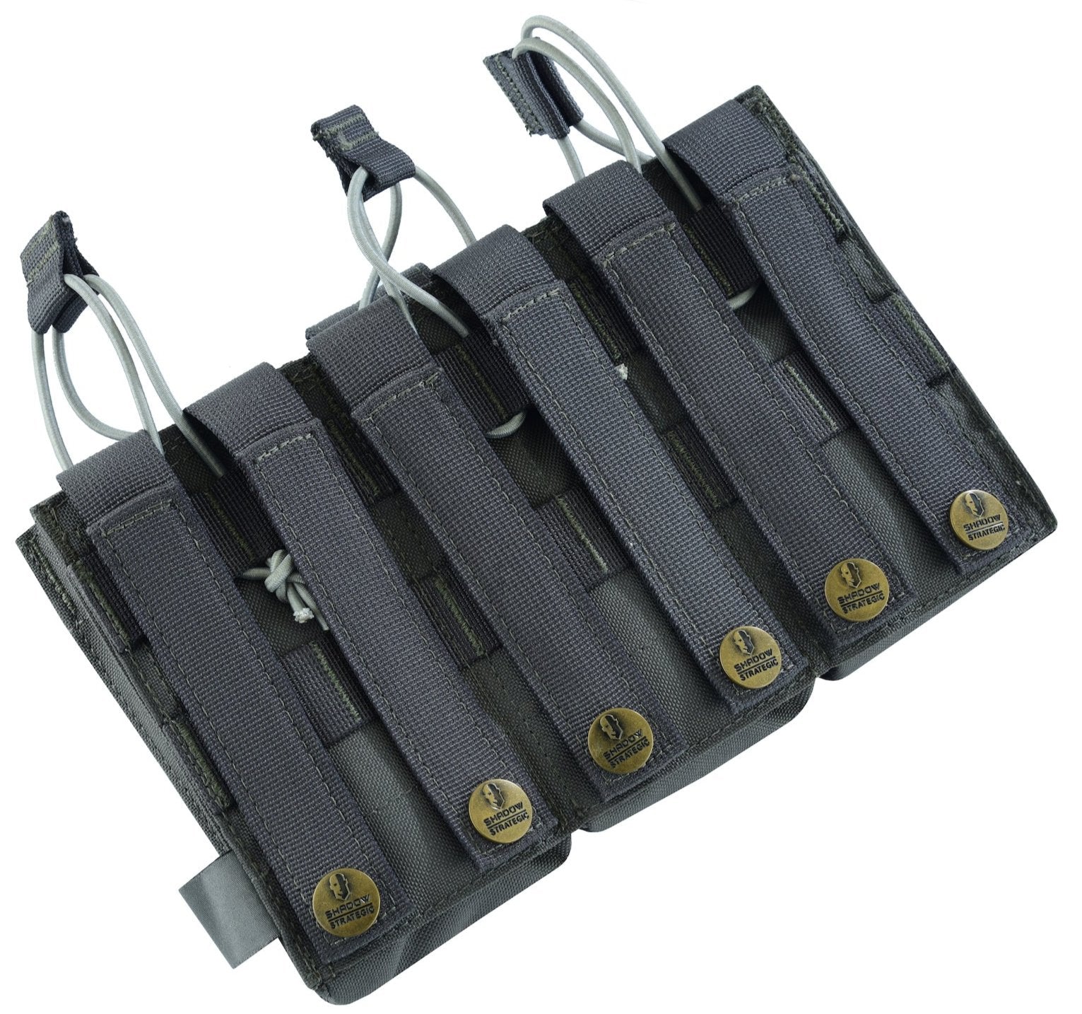 SHS - 22089 AK/9mm TRIPLE OPEN-TOP MAG POUCH