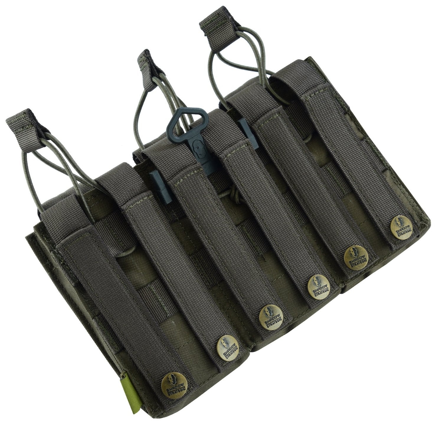 SHS - 22089 AK/9mm TRIPLE OPEN-TOP MAG POUCH