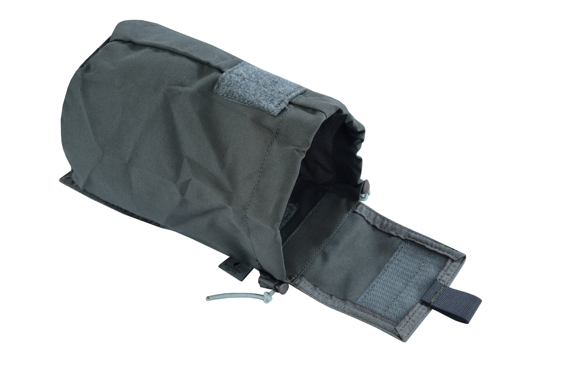 SHE-806 Molle Folding Dump pouch Color Grey Open