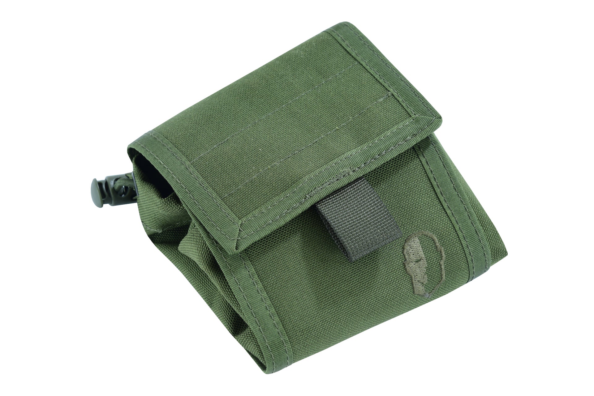 SHE-806 Molle Folding Dump pouch Color Olive Green