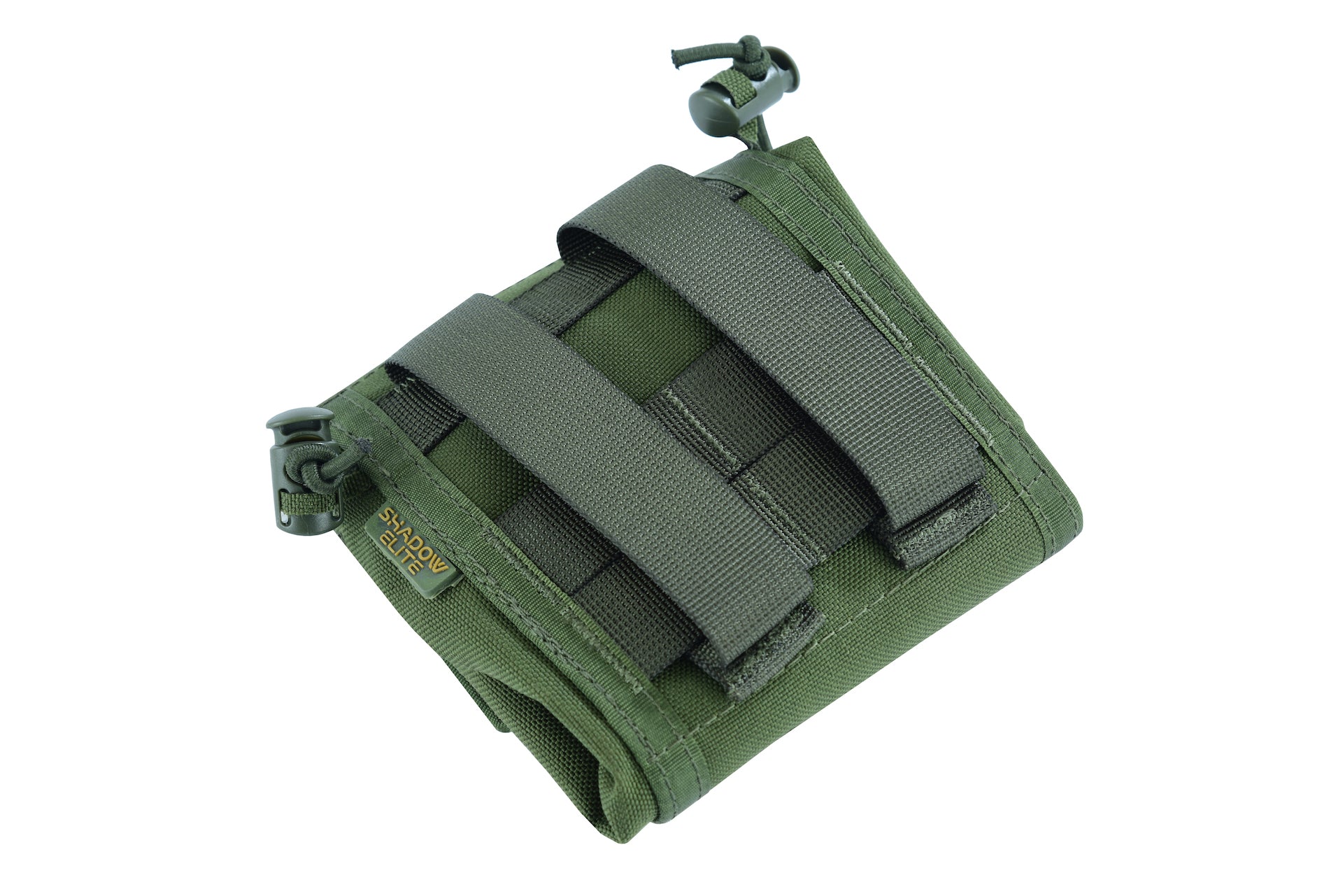 SHE-806 Molle Folding Dump pouch Color Olive Green.
