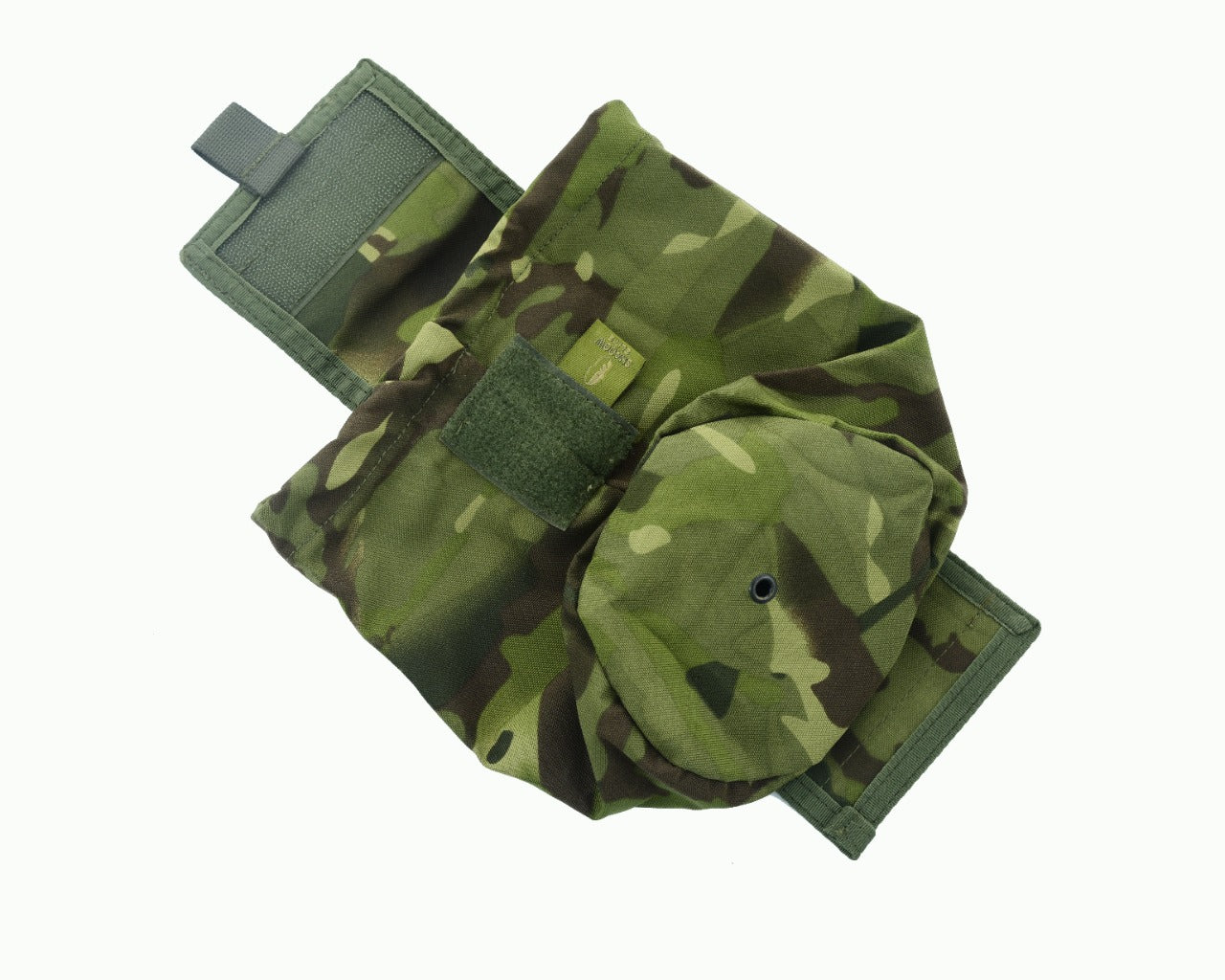 SHE-806 Molle Folding Dump pouch Color Multicam Green