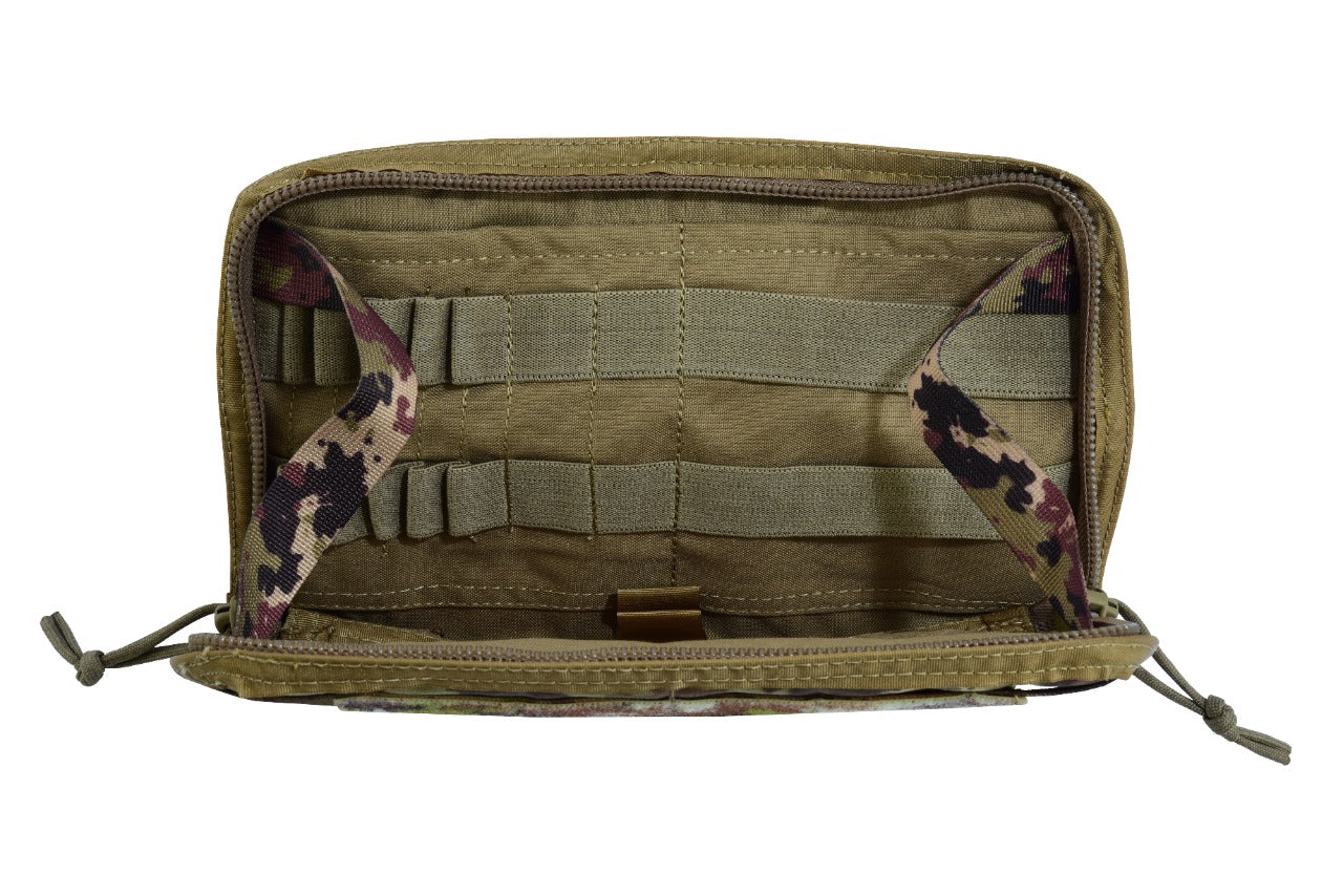 SHE-1044 COMMANDER PANEL / MAP POUCH COLOUR ITALIAN CAMO