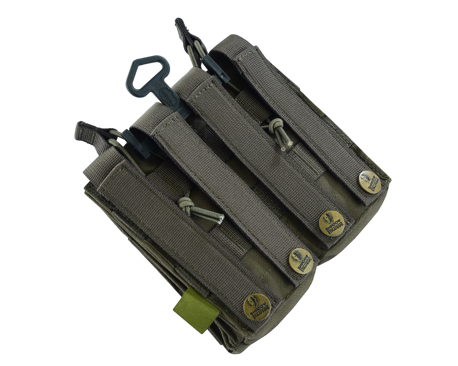 SHS - 996 STACKER OPEN-TOP MAG POUCH DOUBLE COLOUR ARMY GREEN