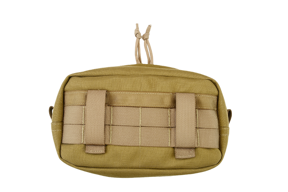 SHE-1421 HORIZONTAL UTILITY POUCH coyote
