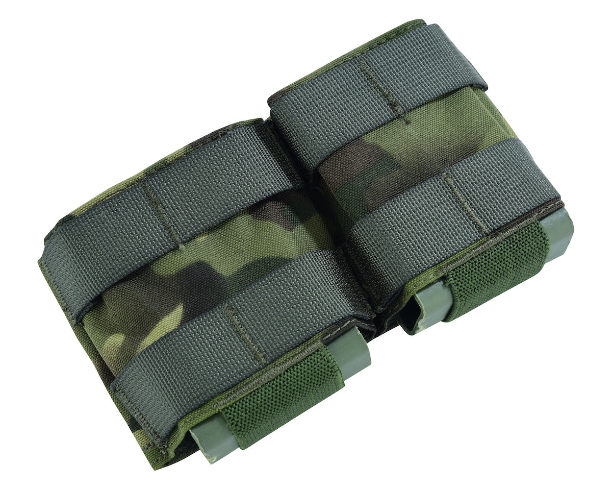 SHE-23032 GRIPTAC DOUBLE M4/M16  MAG POUCH MULTICAM TROPIC