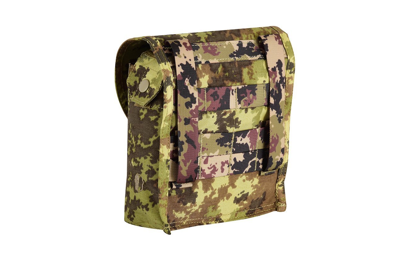 Shadow Strategic Camouflage LMG / SAW Pouch Color vegetato backside view.