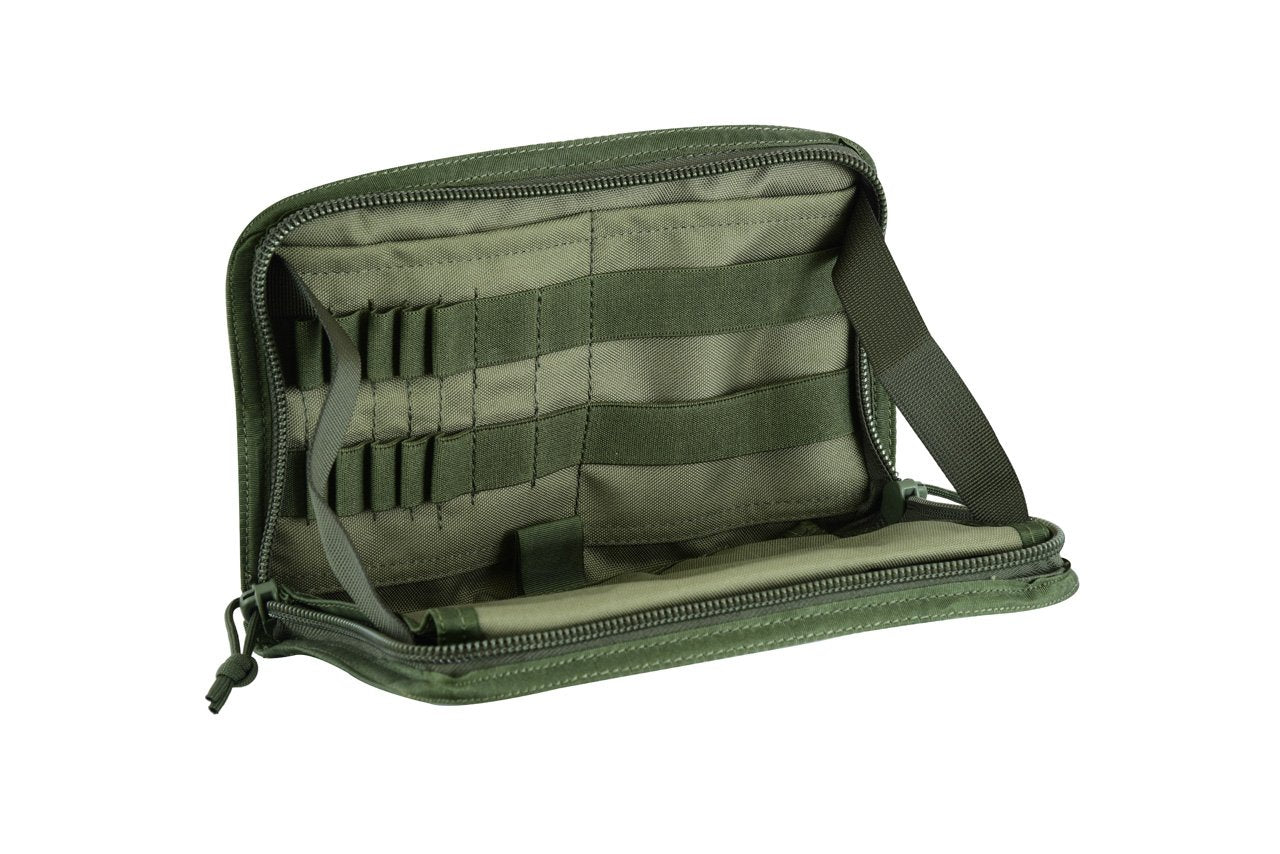 SHE-1044 COMMANDER PANEL / MAP POUCH OPEN COLOUR OD GREEN