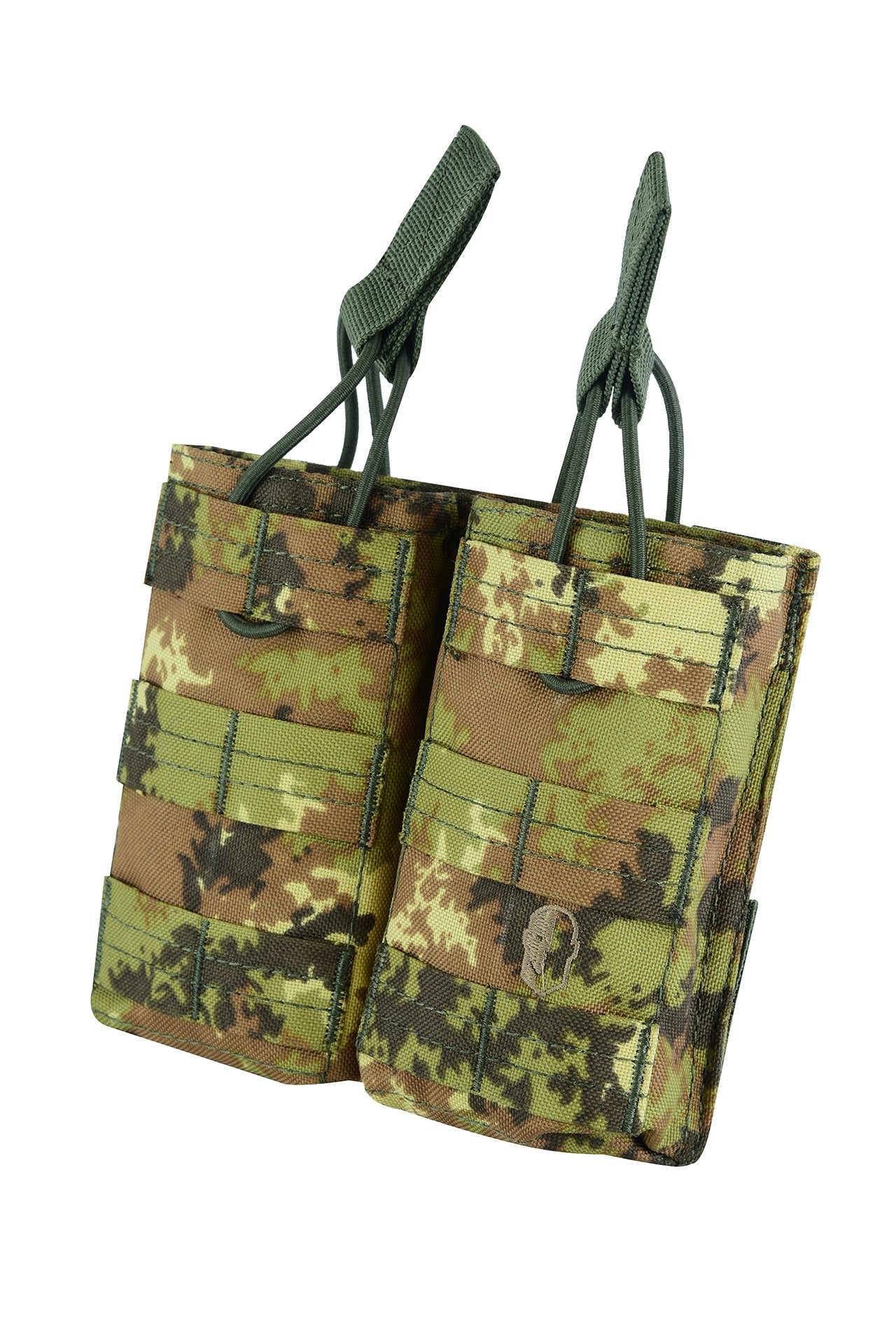 SHS - 23014 DOUBLE  5.56/M4 SPEED DRAW MAG POUCH ITALIAN CAMO