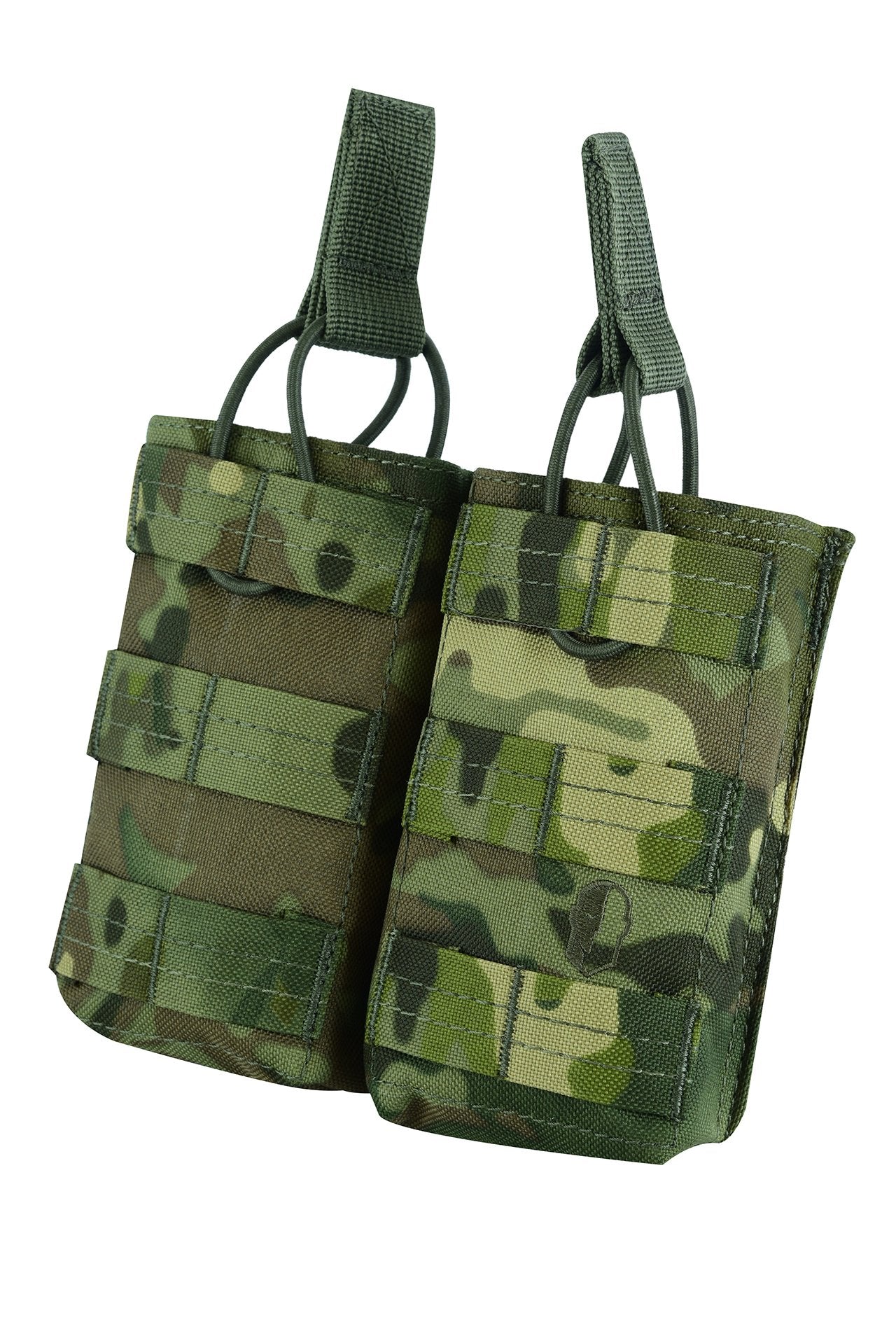 SHS - 23014 DOUBLE  5.56/M4 SPEED DRAW MAG POUCH MULTICAM TROPIC