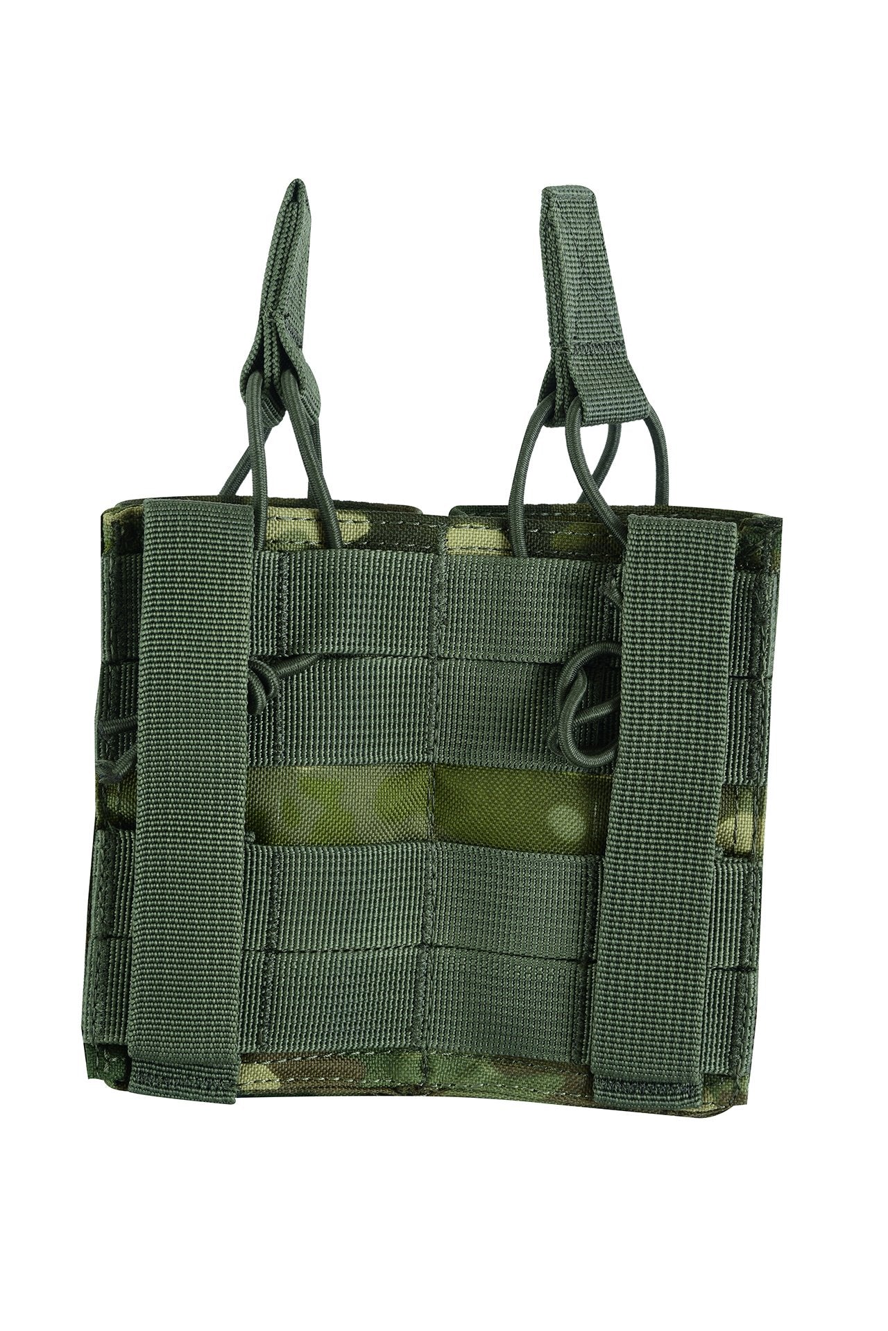 SHS - 23014 DOUBLE  5.56/M4 SPEED DRAW MAG POUCH MULTICAM GREEN