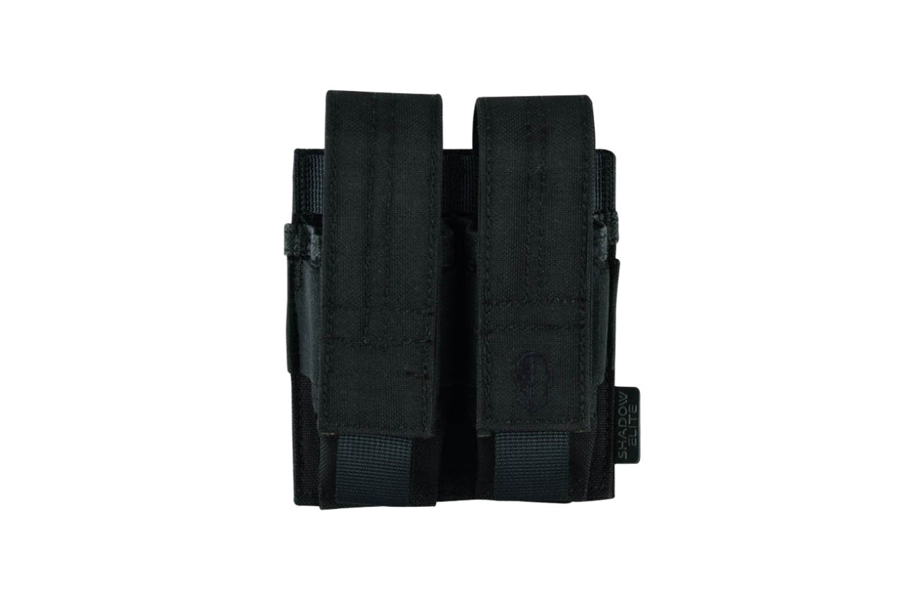 SHE-1065 Double Pistol Mag Pouch BLACK