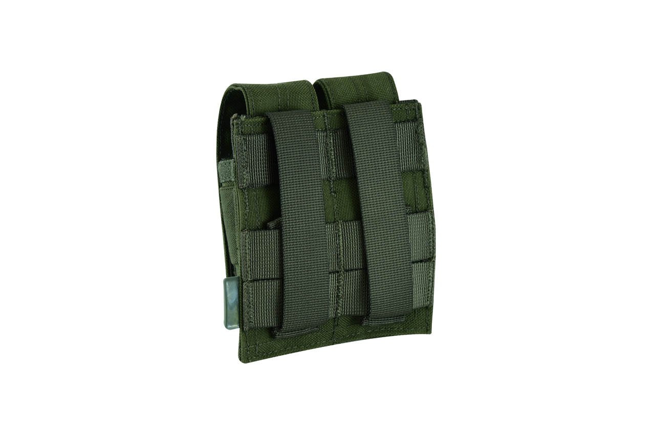 SHE-1065 Double Pistol Mag Pouch-OD