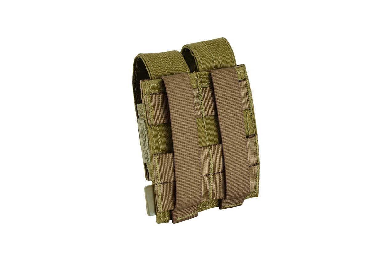 SHE-1065 Double Pistol Mag Pouch-CT