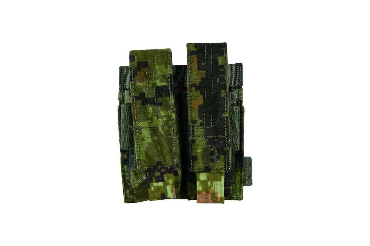 SHE-1065 Double Pistol Mag Pouch-CAD PAT