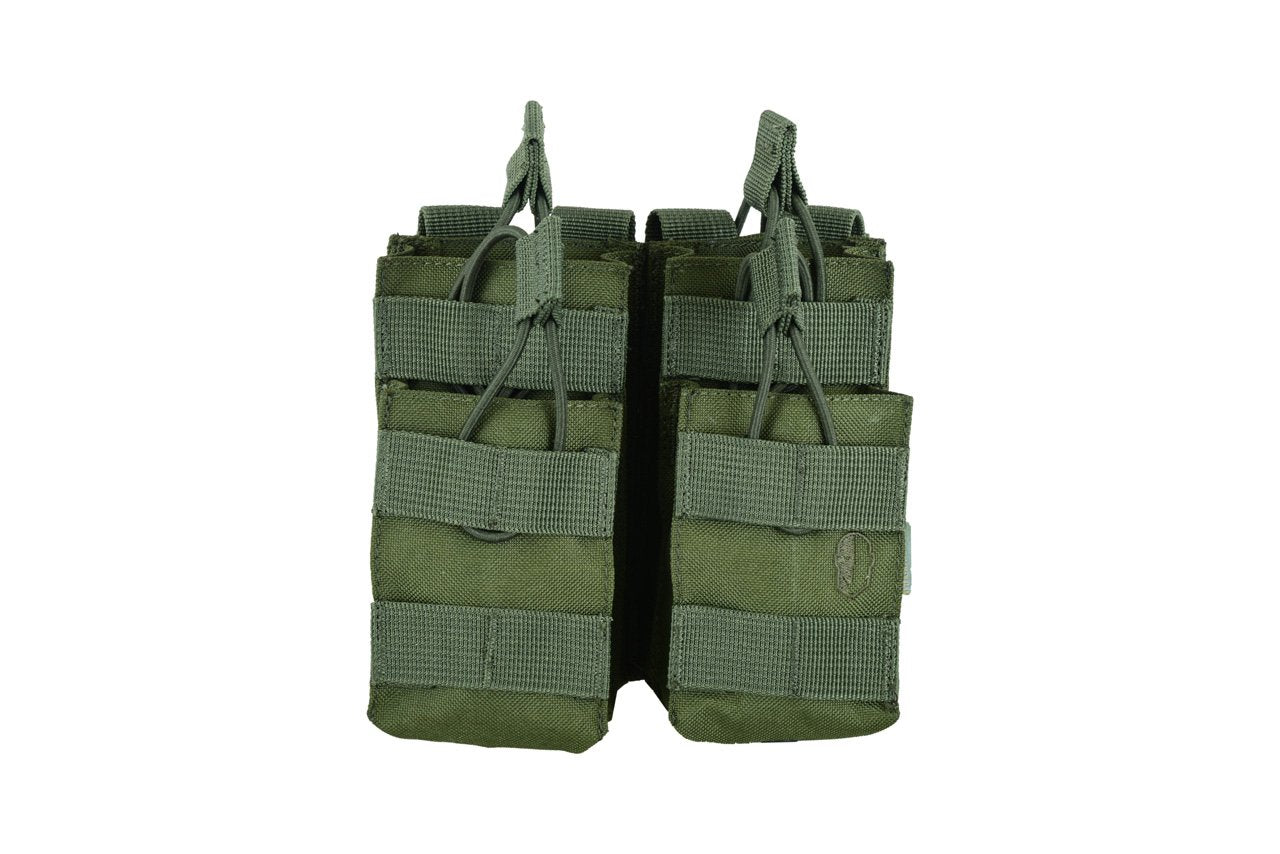 SHS - 996 STACKER OPEN-TOP MAG POUCH DOUBLE COLOUR OD GREEN