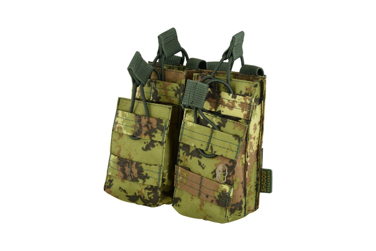 SHS - 996 STACKER OPEN-TOP MAG POUCH DOUBLE COLOUR ITALIAN CAMO