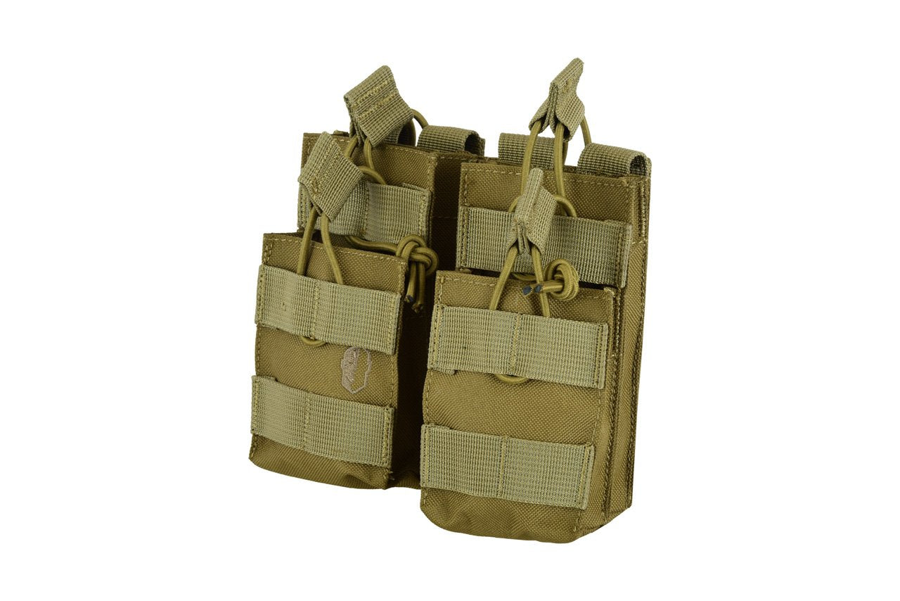 SHS - 996 STACKER OPEN-TOP MAG POUCH DOUBLE COLOUR COYOTE