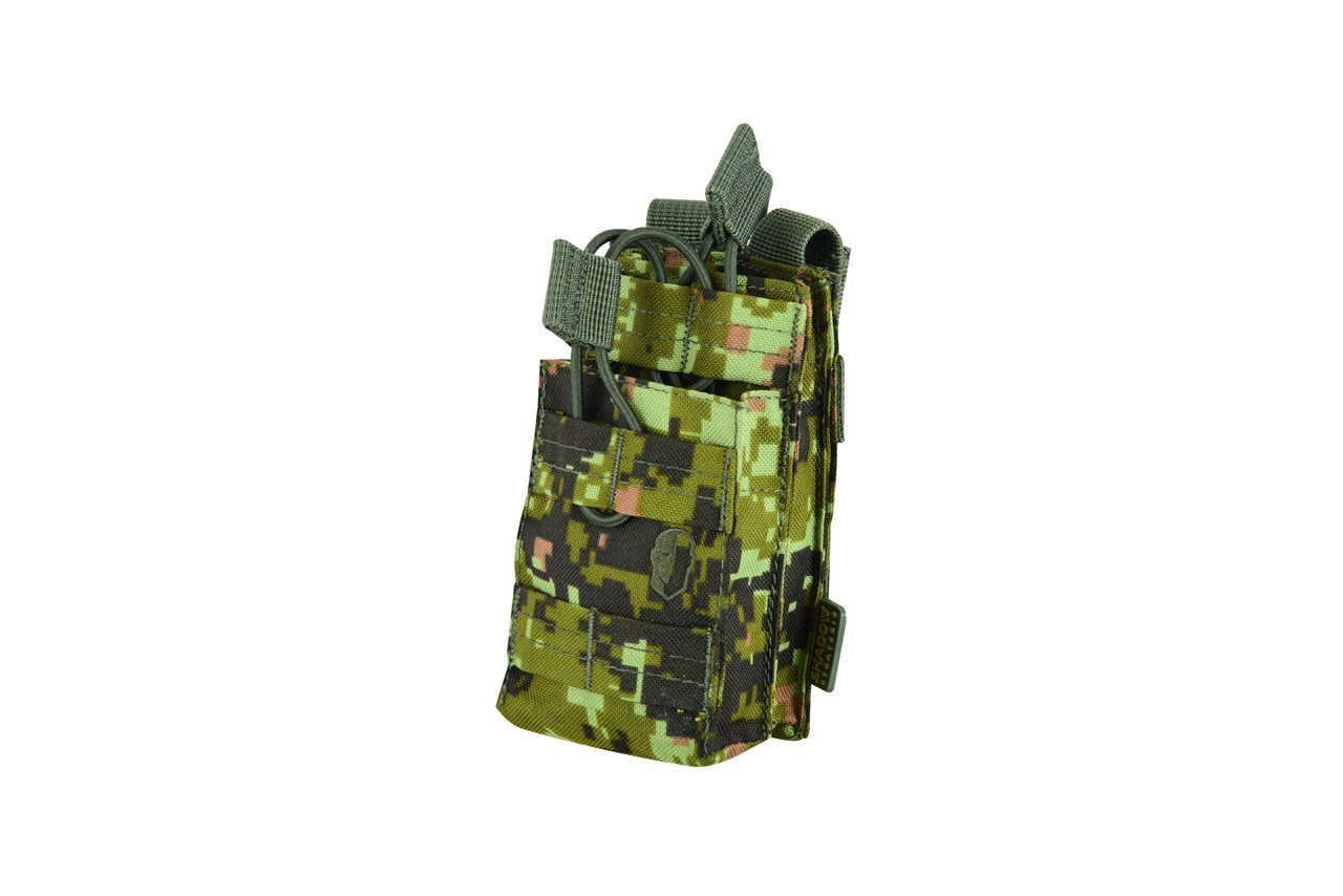 SHS - 1090 STACKER OPEN-TOP MAG POUCH SINGLE COLOUR WOODLAND DIGITAL CAMO