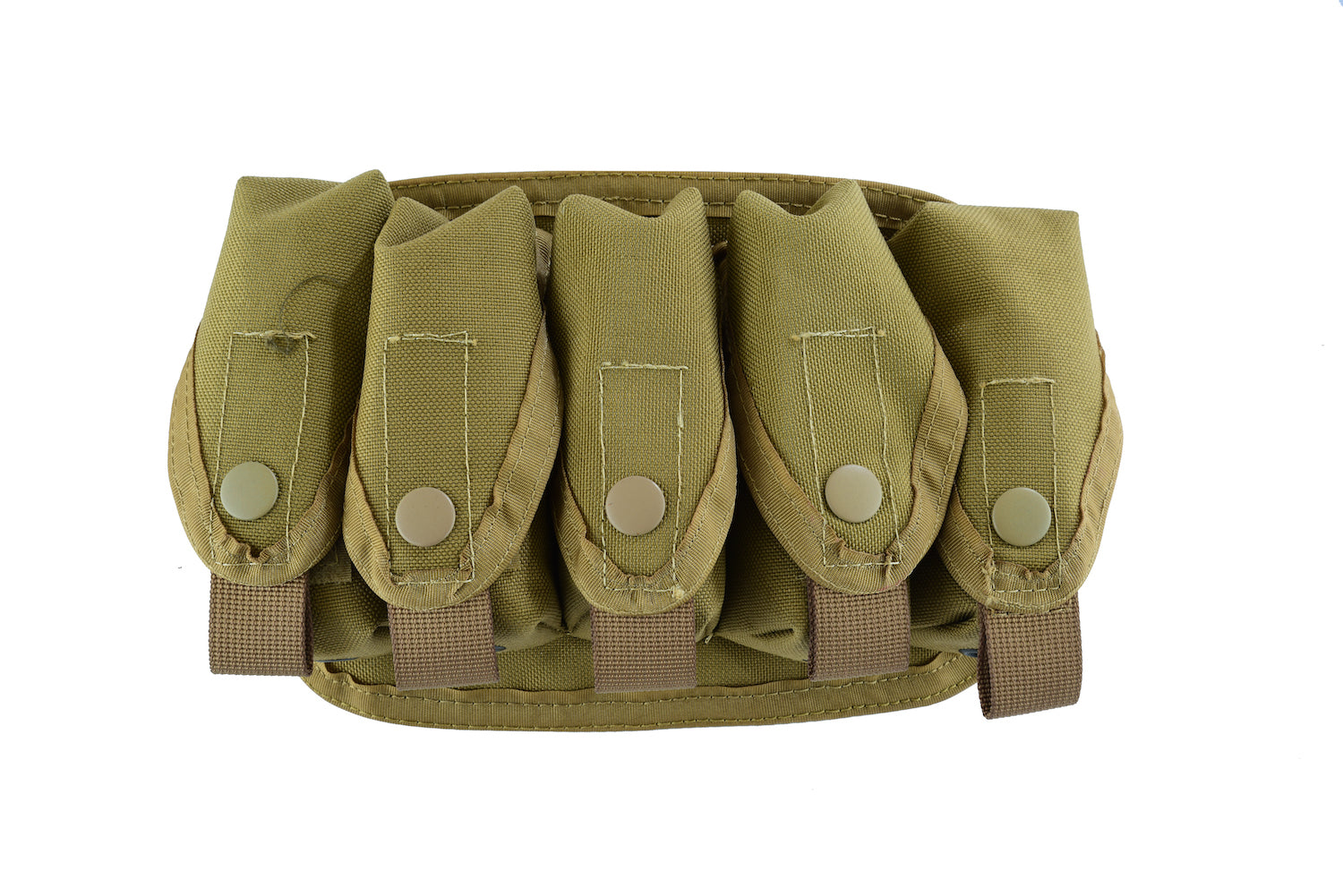 SHE-1098 5 x VOG GRENADE POUCH "SGP-5"-COYOTE