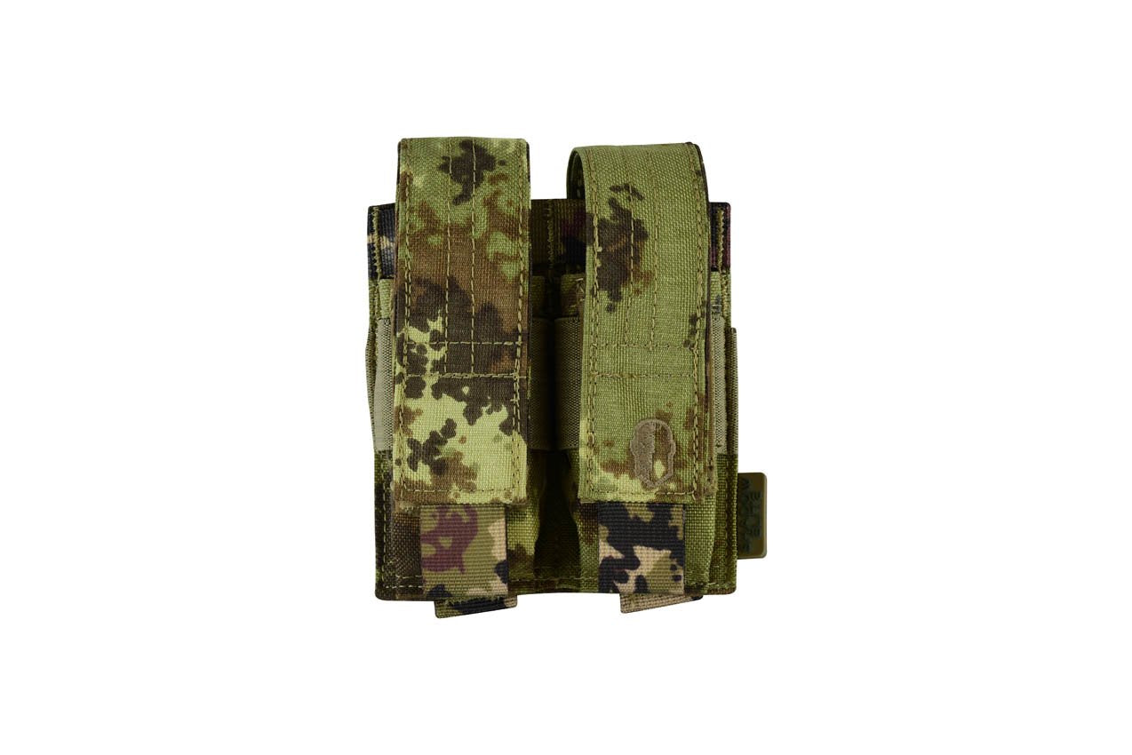 SHE-1065 Double Pistol Mag Pouch-VEGETATO