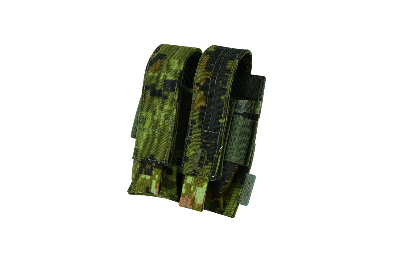 SHE-1065 Double Pistol Mag Pouch-ESTONIAN CAMO