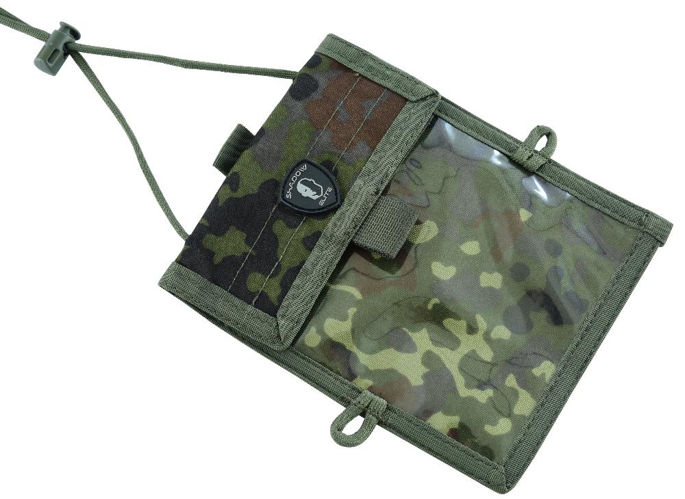 Shadow Strategic SHE-952 Camouflage Traveller , ID Pouch Color  German Flecktarn.