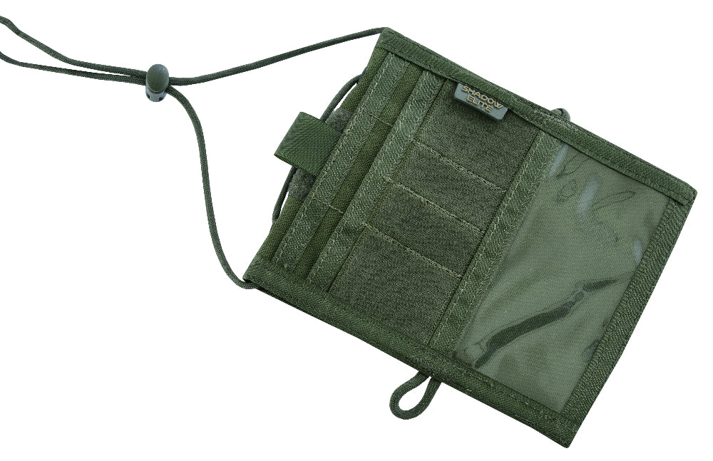 Shadow Strategic SHE-952 Camouflage Traveller , ID Pouch Color Olive Green front