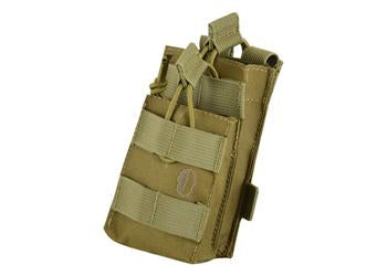 SHS - 1090 STACKER OPEN-TOP MAG POUCH SINGLE COLOUR TAN