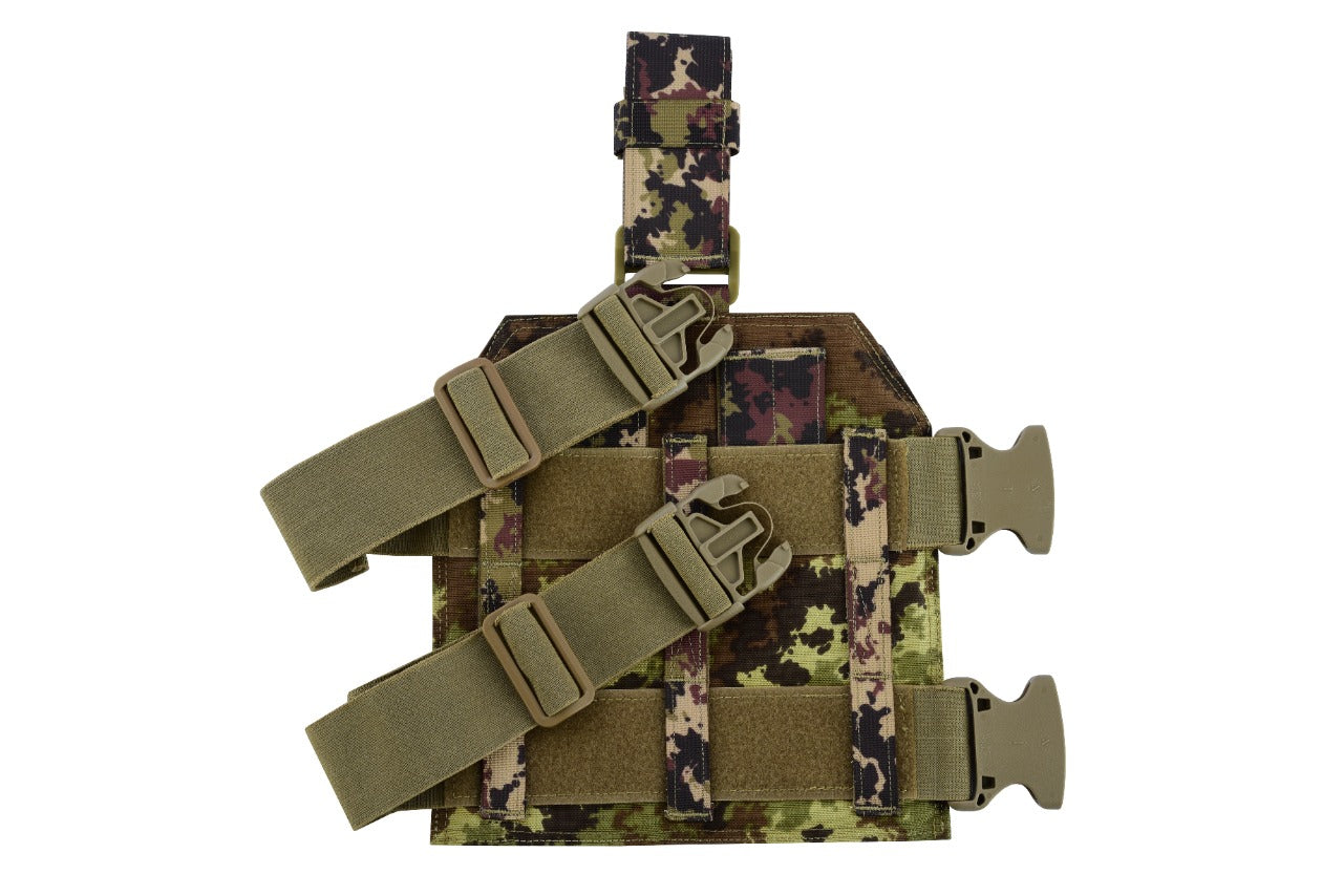 Shadow Strategic Drop leg Molle panel Color Mimetico Vegetata , backside