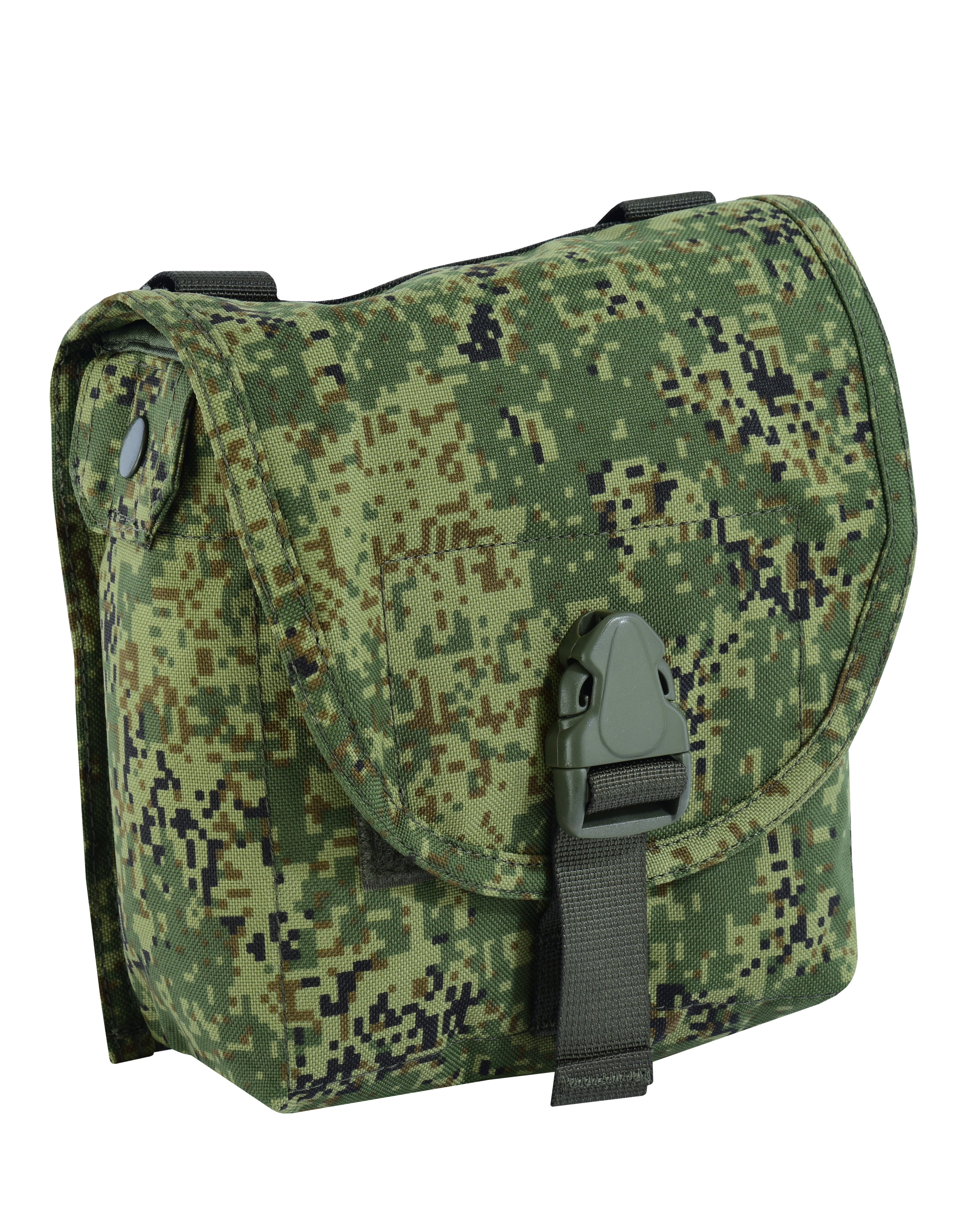 Shadow Strategic Camouflage LMG / SAW Pouch Color Russian digital front view.