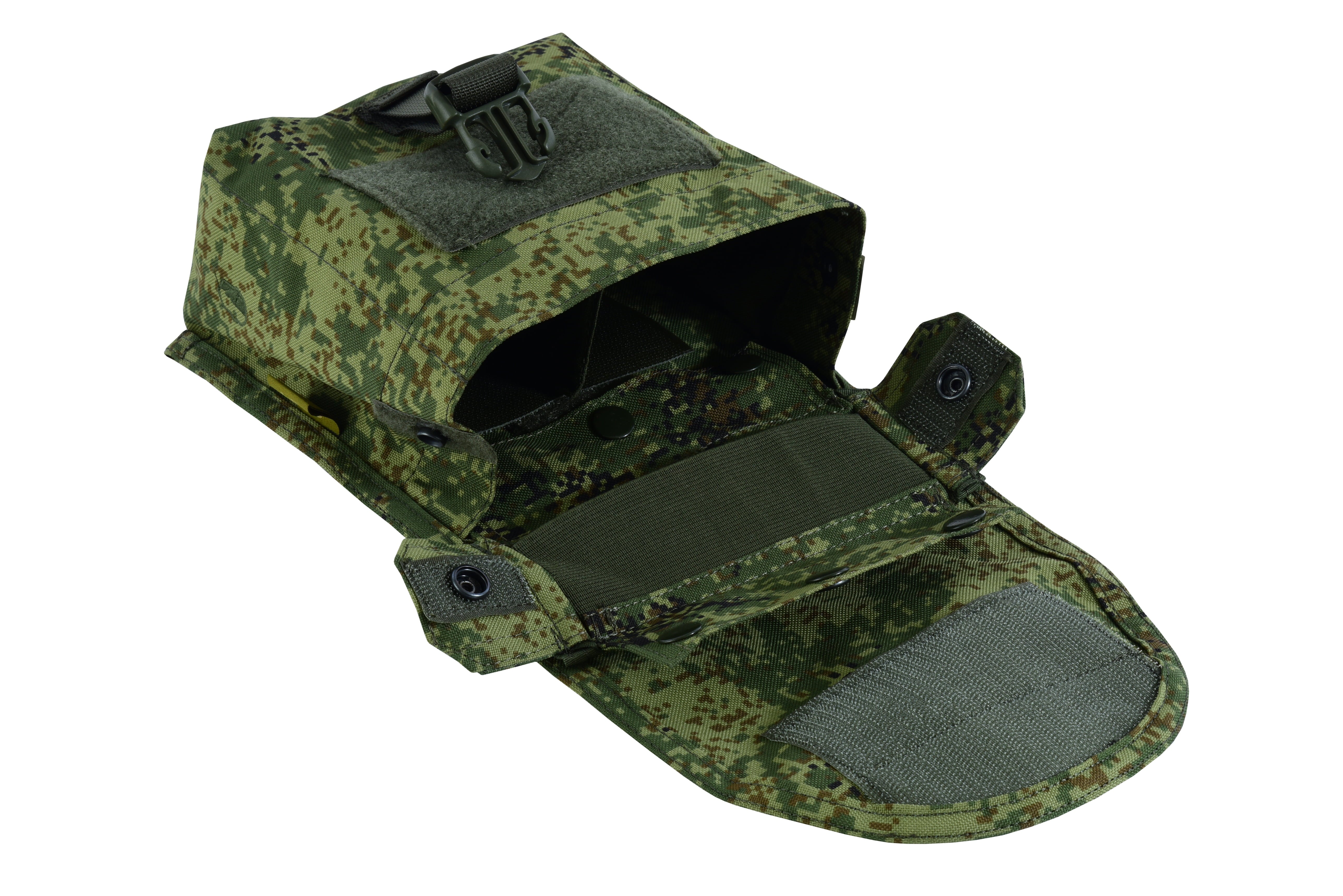 Shadow Strategic Camouflage LMG / SAW Pouch Color Russian digital inside view.